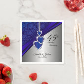 65e / 45e Saffier Jubileum Ontwerp Servetten (Insitu)