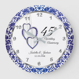 65e / 45e Sapphire Blue Jubileum Design Grote Klok