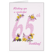 65e bloem Verdroogde getallen (Voorkant)