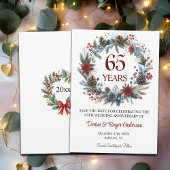 65e Blue Sapphire Wedding Jubileum Winter Save The Date