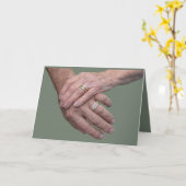 65e bruiloft Jubileum Kaart en gedicht (Gele Bloem)