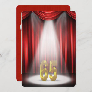 65e bruiloft Jubileum Partij Kaart