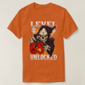 65e gamer Skelet 65 onvergrendelde gam T-shirt (Design voorkant)