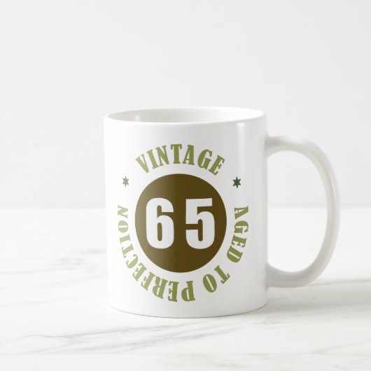 65e geboorte-cadeauideeën koffiemok (Rechts)