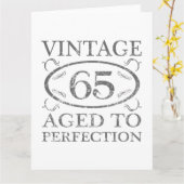 65e  geboortedag kaart (Gele Bloem)