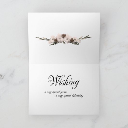 65e geboortedag voor grootmoeder kaart (Binnen)