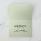 65e Happy Birthday Cat Tails op Pond Kaart (Binnen)