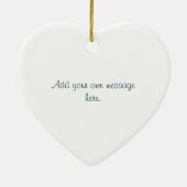 65e huwelijksdag man en vrouw keramisch ornament (Achterkant)