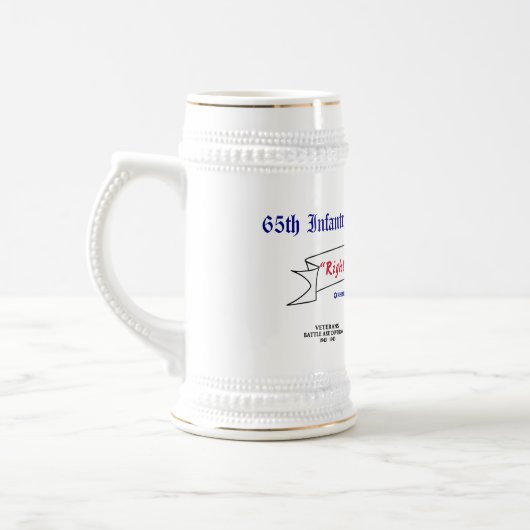 65e Infanteriedivisie Association Beer Stein Bierpul (Links)