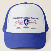 65e Infanteriedivisie Association Trucker Hat Pet (Voorkant)