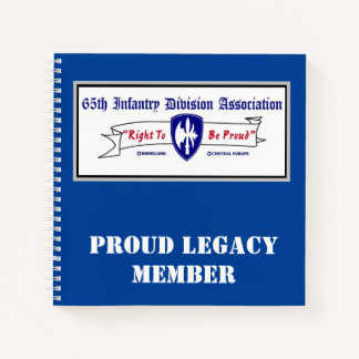 65e infanteriedivisie notitieboek