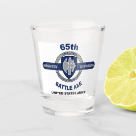 65e infanteriedivisie shot glas
