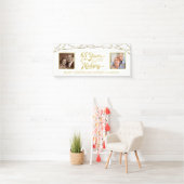 65e Jubileum Dan & nu Foto's Gold Names Spandoek (Insitu)