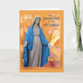 65e Jubileum Jubileum voor Katholieke Nun, Maria Kaart