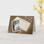 65e Jubileum momentopname met hart Kaart (Gele Bloem)