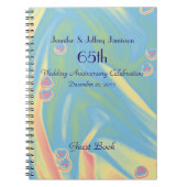 65e Jubileum Partij gastboek Notitieboek (Voorkant)