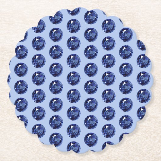 65e Jubileum saffier Kartonnen Onderzetters (Voorkant)