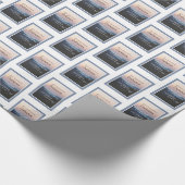 65e Jubileum van coördinaten Cadeaupapier (Hoek)