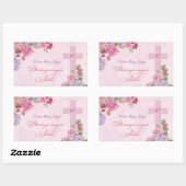 65e Jubileum van het Religieuze Leven Katholieke N Rechthoekige Sticker (Vel)