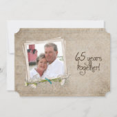 65e Jubileum voor bruiloft Kaart (Voorkant)