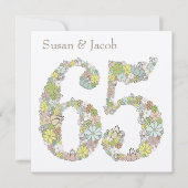 65e Jubileum voor weddenschappen - Aangepaste uitn Kaart (Voorkant)