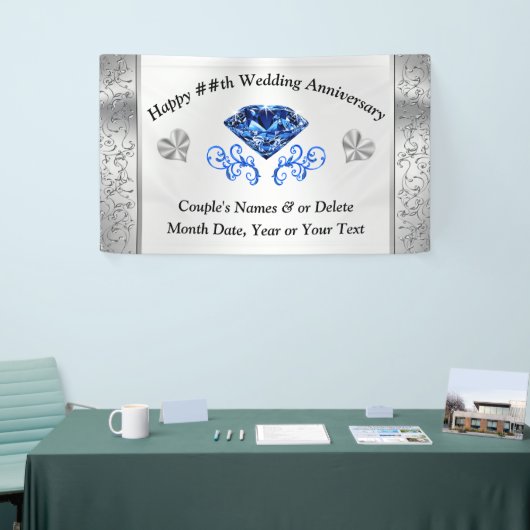 65e of 45e Sapphire Wedding Jubileum Banner (Beurs)