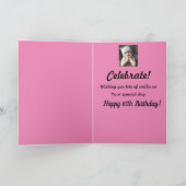 65e Oh Nee! Verjaardag Funny Grumpy Girl Kaart (Binnen)