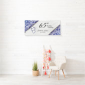 65e Sapphire Blue Jubileum / Birthday Spandoek (Insitu)