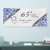 65e Sapphire Blue Jubileum / Birthday Spandoek (Beurs)