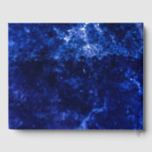 65e Sapphire Wedding Jubileum Gold Typografie Gastenboek (Achterkant)