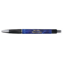 65e Sapphire Wedding Jubileum Gold Typografie Pen