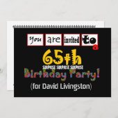 65e Sjabloon voor uitnodiging tot het indienen van (Voorkant / Achterkant)