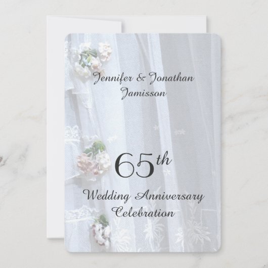 65e trouwfeest kaart (Voorkant)