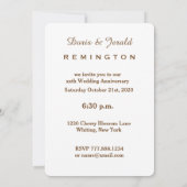 65e trouwjubileum luchtblauwe roos A05 Kaart (Achterkant)