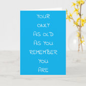 **65e TWEEDE DAG** HUMOR VOOR VRIENDEN EN FAMILIE Kaart (Gele Bloem)