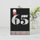 65e uitnodiging ter gelegenheid van de geboorte (Staand voorkant)