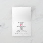 65e uitnodiging ter gelegenheid van de geboorte (Binnen)