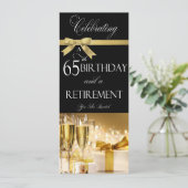 65e uitnodiging tot gecombineerde pensionering op  (Staand voorkant)