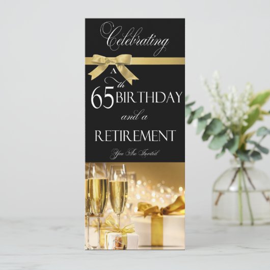 65e uitnodiging tot gecombineerde pensionering op  (Staand voorkant)