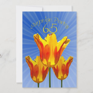 65e uitnodiging van de Birthday-feestdag