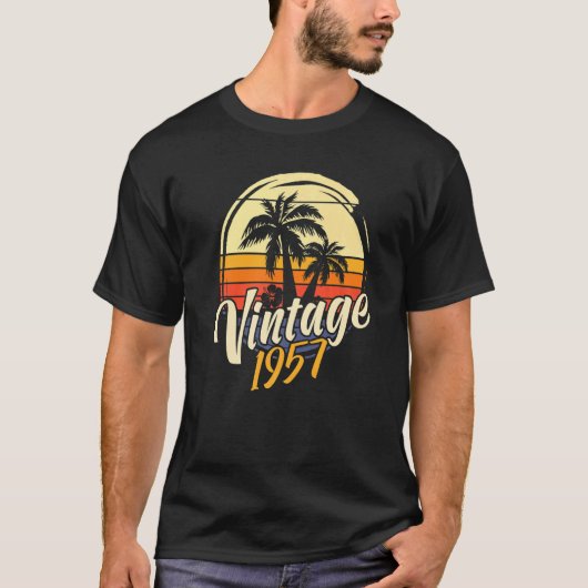 65e verjaardag 1957 t-shirt (Voorkant)