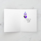 65e verjaardag bier kaart (Binnen)