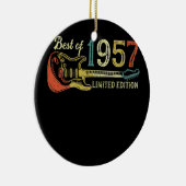 65e verjaardag cadeaus voor mannen Guitar Lover Keramisch Ornament (Rechts)