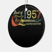 65e verjaardag cadeaus voor mannen Guitar Lover Keramisch Ornament (Links)