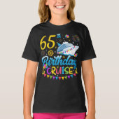 65e verjaardag Cruise B-Day Party Meisje T-shirt (Voorkant)