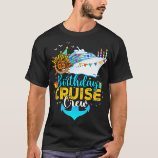 65e verjaardag Cruise Crew T-shirt