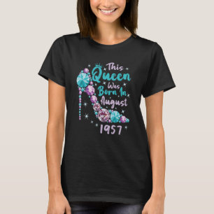 65e verjaardag Deze koningin werd geboren in Augu T-shirt