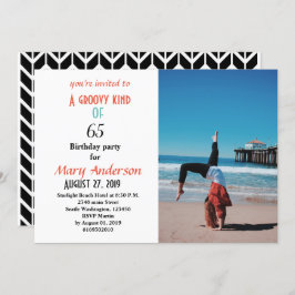 65e verjaardag Een groovy soort 65 verjaardag Kaart