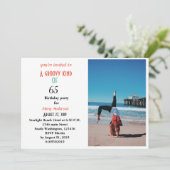 65e verjaardag Een groovy soort van 65 verjaardag  Kaart (Staand voorkant)