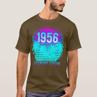 65e Verjaardag Esthetische Vintage 1956 Sunset Pal T-shirt